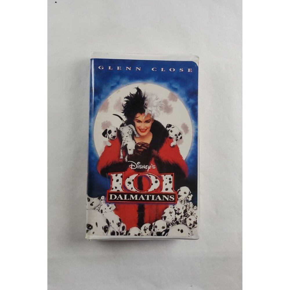 101 Dalmatians VHS Tape 1997 - Glenn Close - Clamshell